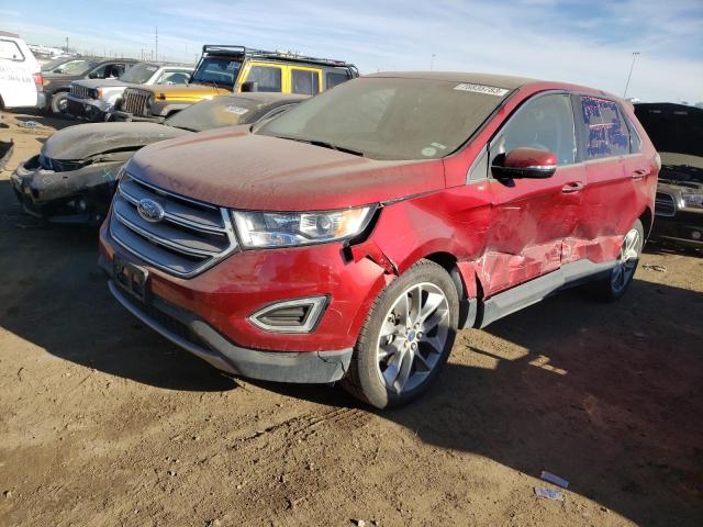 FORD EDGE TITAN 2017 with VIN 2FMPK4K87HBC26660 - Photo from auction