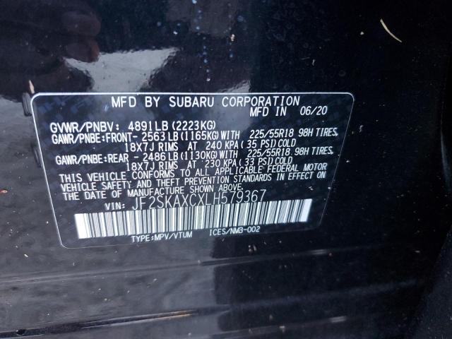 Photo 14 from auction – 2020 SUBARU FORESTER T with VIN JF2SKAXCXLH579367