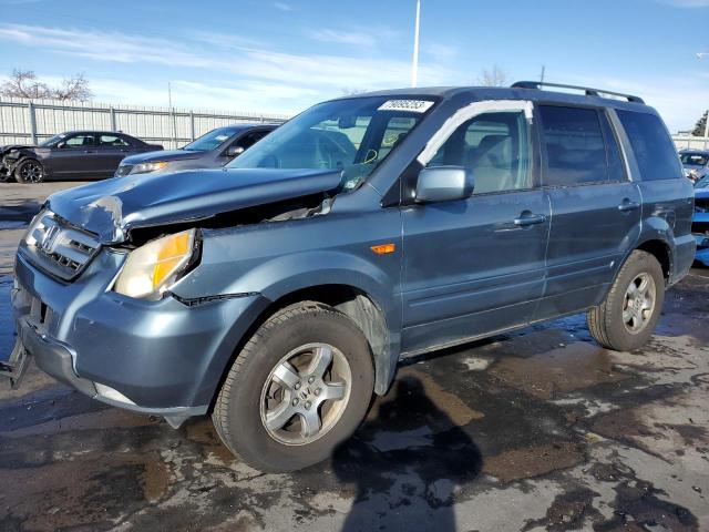 HONDA PILOT EXL 2007 with VIN 2HKYF18697H500820 - Photo from auction