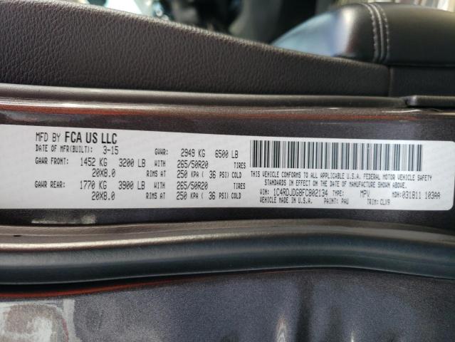 Photo 14 from auction – 2015 DODGE DURANGO LI with VIN 1C4RDJDG8FC802134