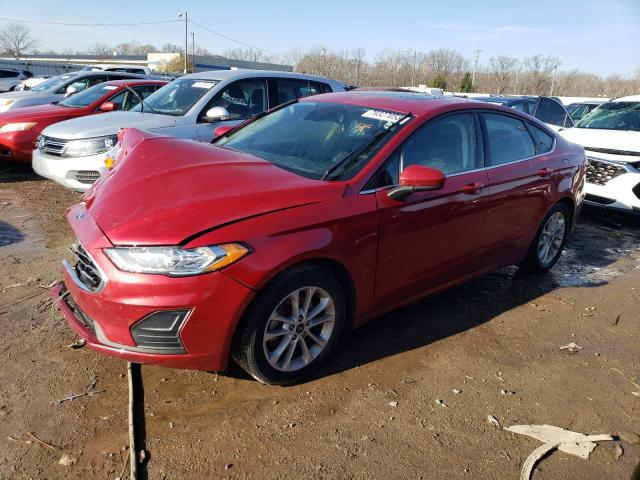 FORD FUSION SE 2020 with VIN 3FA6P0HD8LR103755 - Photo from auction
