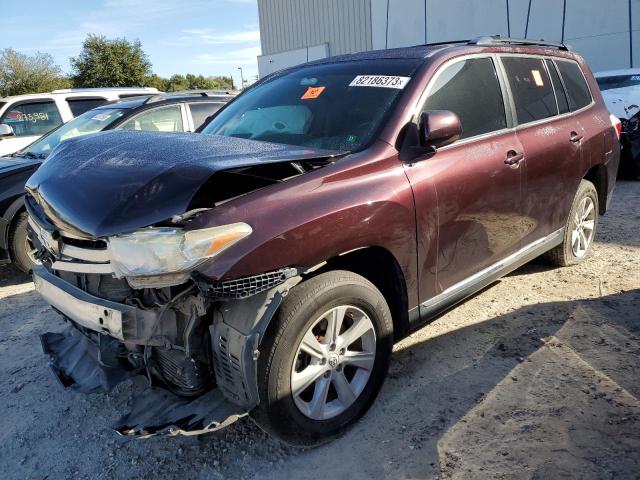 TOYOTA HIGHLANDER 2012 with VIN 5TDBK3EH8CS170000 - Photo from auction