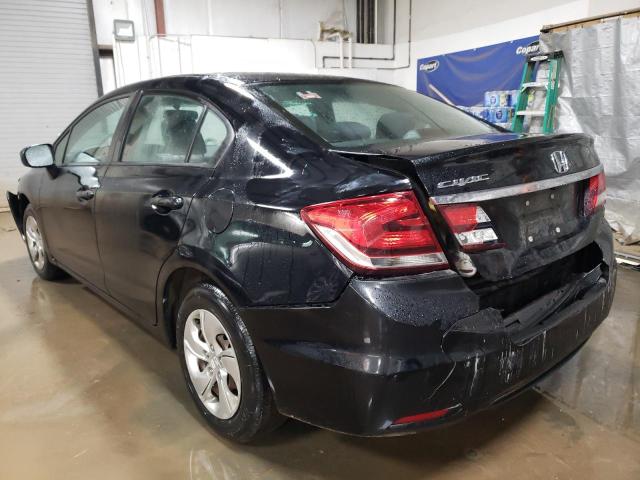 Photo 2 from auction – 2015 HONDA CIVIC LX with VIN 19XFB2F56FE103376
