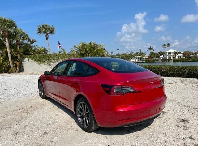 Photo 3 from auction – 2022 TESLA MODEL 3 with VIN 5YJ3E1EA6NF189428