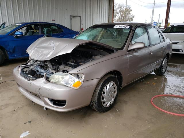 TOYOTA COROLLA CE 2002 with VIN 1NXBR12E82Z591831 - Photo from auction