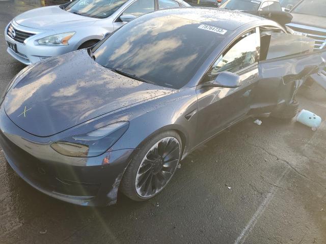 TESLA MODEL 3 2023 with VIN 5YJ3E1EC1PF414097 - Photo from auction