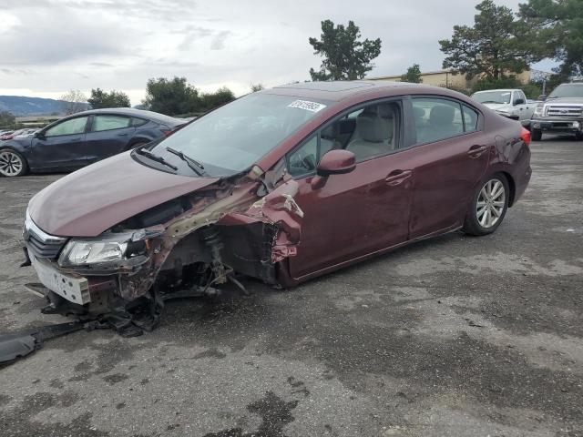 HONDA CIVIC EX 2012 with VIN 19XFB2F80CE329502 - Photo from auction