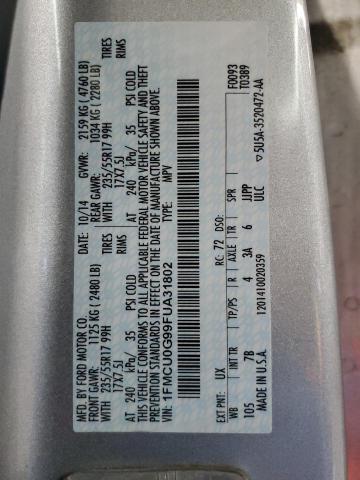 Photo 14 from auction – 2015 FORD ESCAPE SE with VIN 1FMCU0G99FUA31802