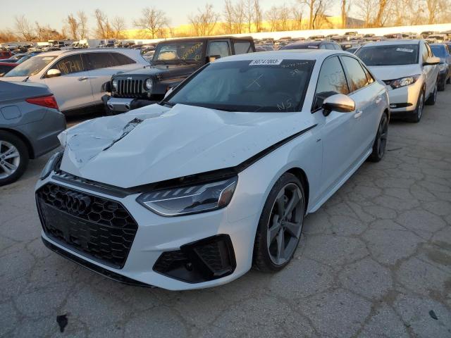 AUDI A4 PREMIUM 2021 with VIN WAUEAAF49MA063601 - Photo from auction