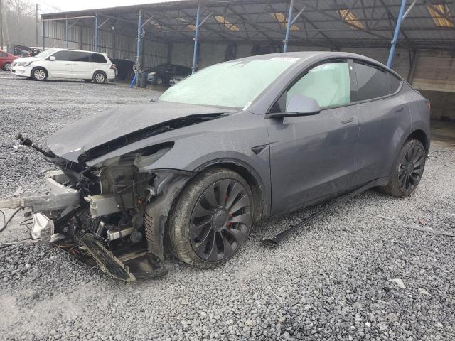 TESLA MODEL Y 2021 with VIN 5YJYGDEF4MF301414 - Photo from auction
