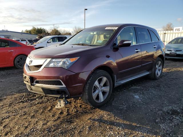 ACURA MDX 2012 with VIN 2HNYD2H28CH509644 - Photo from auction