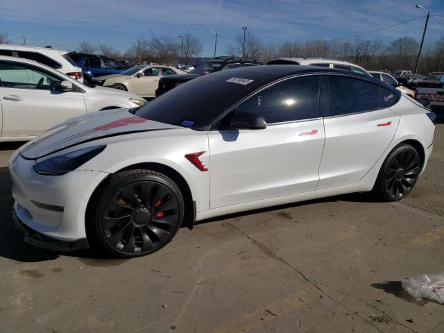 TESLA MODEL 3 2022 with VIN 5YJ3E1EC7NF107367 - Photo from auction