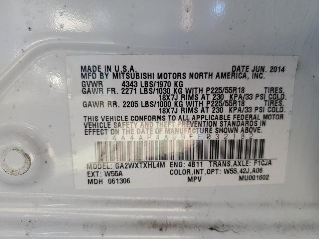 Photo 14 from auction – 2014 MITSUBISHI OUTLANDER with VIN 4A4AP4AU9EE032182