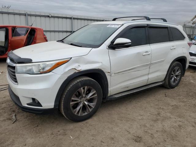 TOYOTA HIGHLANDER 2015 con VIN 5TDKKRFH7FS098423 - Foto de la subasta