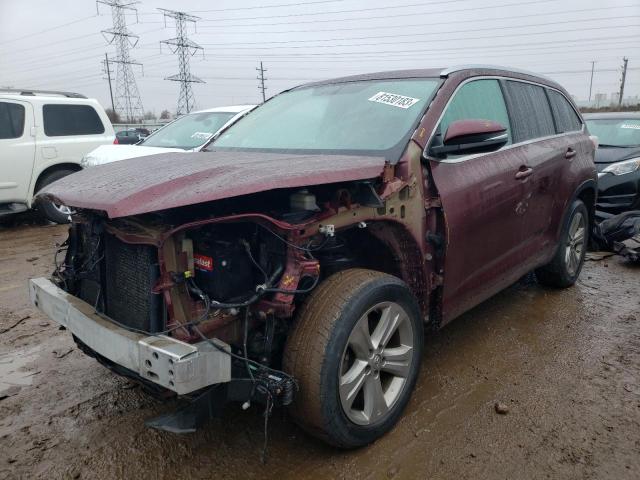 TOYOTA HIGHLANDER 2015 with VIN 5TDJKRFH5FS092664 - Photo from auction