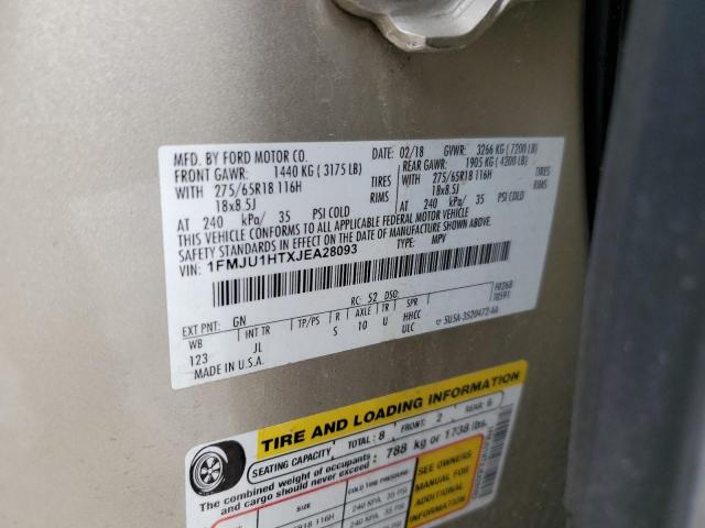 Photo 14 from auction – 2018 FORD EXPEDITION with VIN 1FMJU1HTXJEA28093