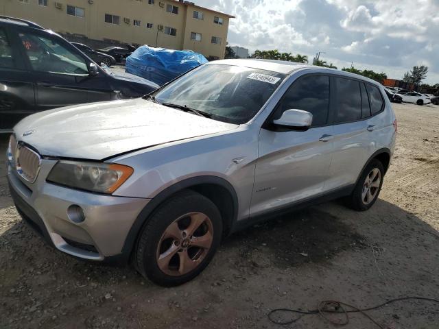 BMW X3 XDRIVE2 2011 with VIN 5UXWX5C54BL705989 - Photo from auction