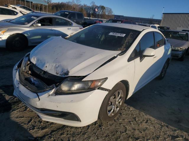 HONDA CIVIC LX 2013 with VIN 2HGFB2F51DH596256 - Photo from auction