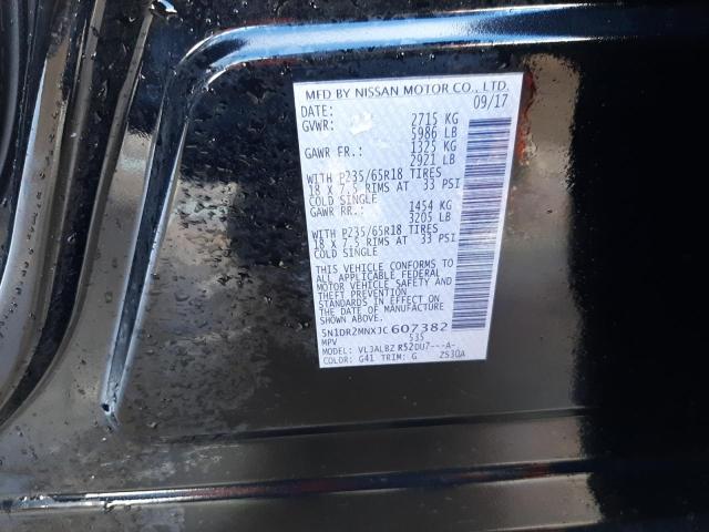 Photo 14 from auction – 2018 NISSAN PATHFINDER with VIN 5N1DR2MNXJC607382