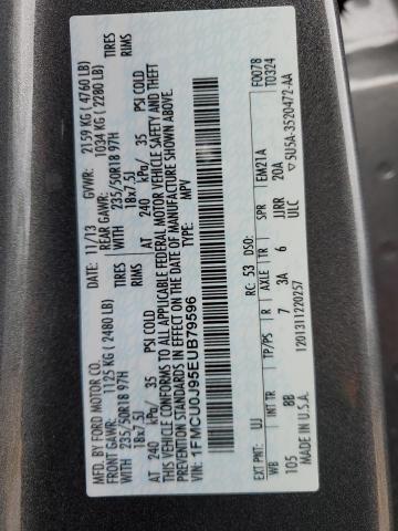 Photo 14 from auction – 2014 FORD ESCAPE TIT with VIN 1FMCU0J95EUB79596