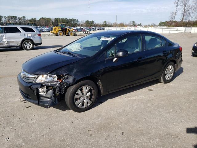 HONDA CIVIC LX 2012 with VIN 2HGFB2F55CH580625 - Photo from auction
