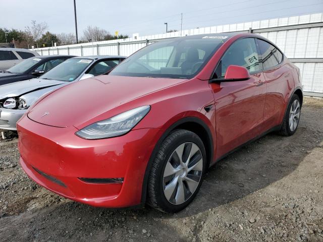 TESLA MODEL Y 2022 with VIN 7SAYGDEE6NF356684 - Photo from auction