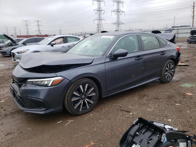 HONDA CIVIC EX 2022 with VIN JHMFE1F76NX008249 - Photo from auction