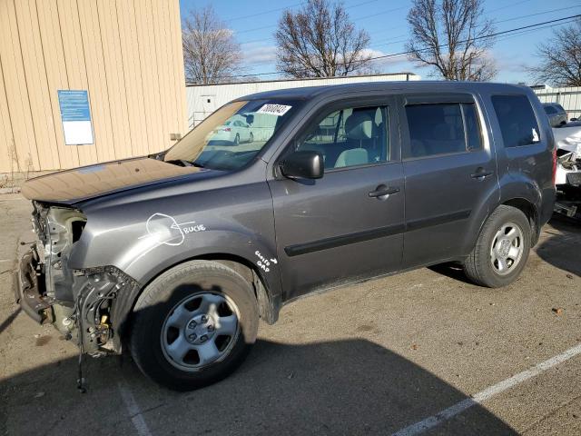 HONDA PILOT LX 2011 with VIN 5FNYF4H23BB014039 - Photo from auction