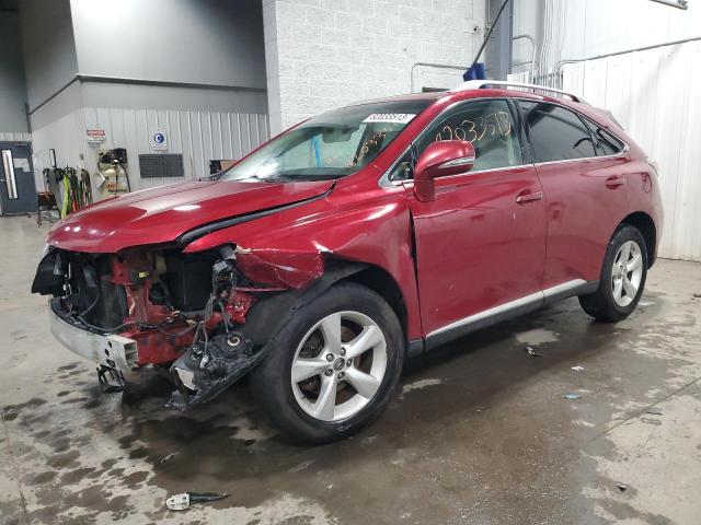 LEXUS RX 350 2010 with VIN 2T2BK1BA5AC074905 - Photo from auction