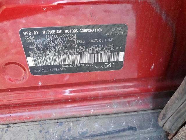 Photo 14 from auction – 2019 MITSUBISHI OUTLANDER with VIN JA4AD3A34KZ010705