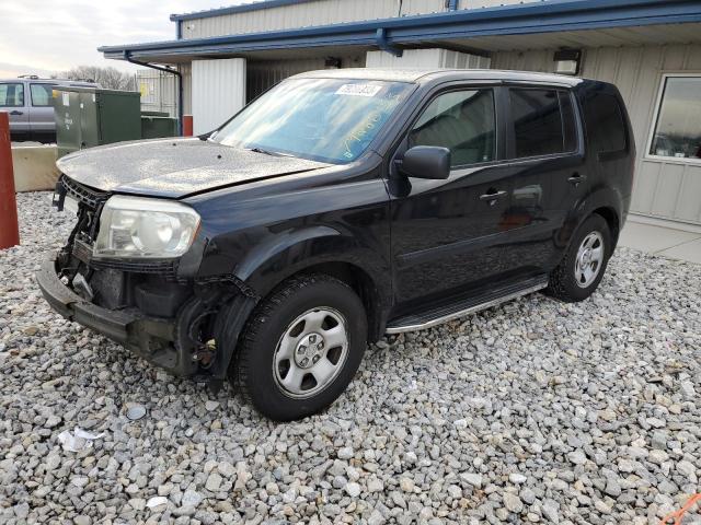 HONDA PILOT LX 2010 with VIN 5FNYF4H24AB007390 - Photo from auction