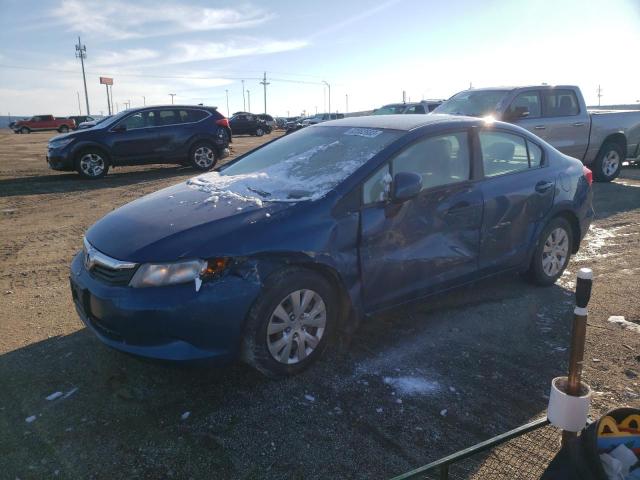 HONDA CIVIC LX 2012 with VIN 2HGFB2F53CH507138 - Photo from auction
