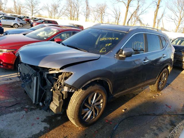 NISSAN ROGUE S 2016 with VIN KNMAT2MVXGP712756 - Photo from auction