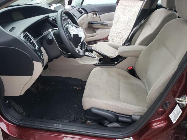 Photo 7 from auction – 2013 HONDA CIVIC LX with VIN 19XFB2F51DE096799
