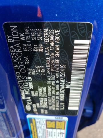 Photo 14 from auction – 2021 KIA SELTOS S with VIN KNDEU2AA4M7159419