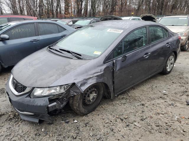 HONDA CIVIC LX 2015 with VIN 19XFB2F51FE111580 - Photo from auction