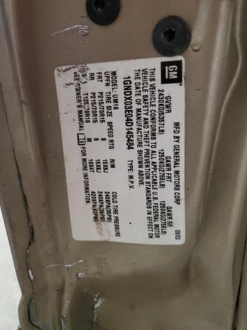 Photo 14 from auction – 2004 CHEVROLET VENTURE with VIN 1GNDX03E04D145484