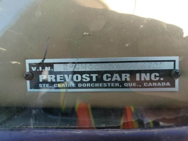 Photo 10 from auction – 1999 PREVOST BUS with VIN 2PCM3349XX1026722