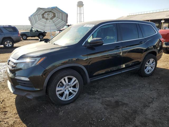 HONDA PILOT LX 2018 with VIN 5FNYF5H1XJB031691 - Photo from auction