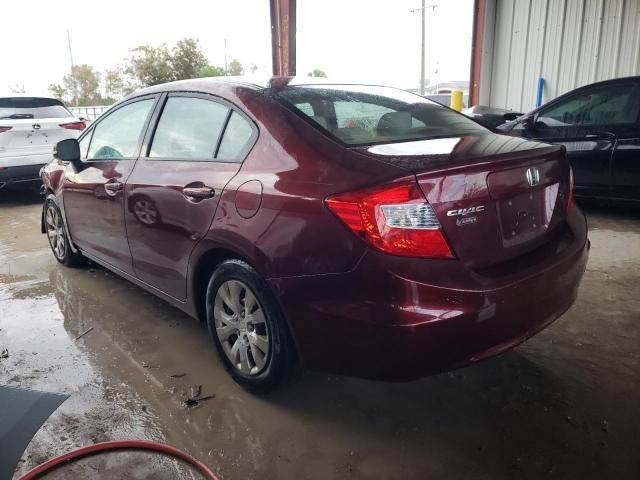 Photo 2 from auction – 2012 HONDA CIVIC LX with VIN 19XFB2F51CE110053
