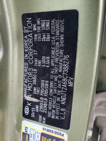 Photo 14 from auction – 2012 KIA SOUL with VIN KNDJT2A68C7388276
