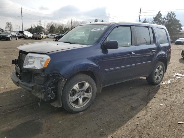 HONDA PILOT EX 2013 with VIN 5FNYF4H44DB082953 - Photo from auction