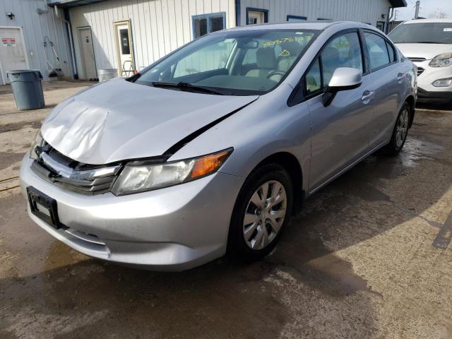 HONDA CIVIC LX 2012 with VIN 19XFB2F57CE019174 - Photo from auction