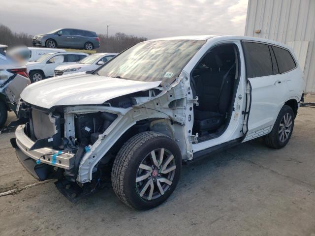 HONDA PILOT EX 2021 with VIN 5FNYF6H32MB037609 - Photo from auction