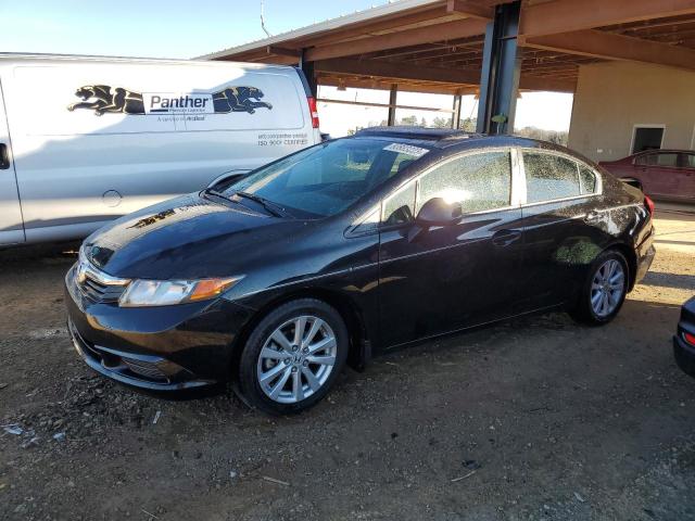HONDA CIVIC EXL 2012 with VIN 2HGFB2F95CH569448 - Photo from auction