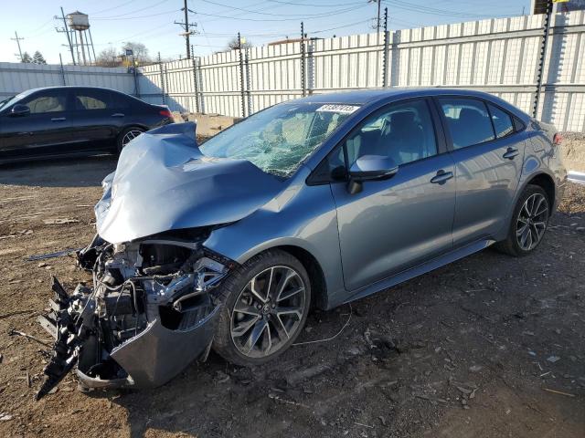 TOYOTA COROLLA SE 2022 with VIN 5YFS4MCE3NP120142 - Photo from auction