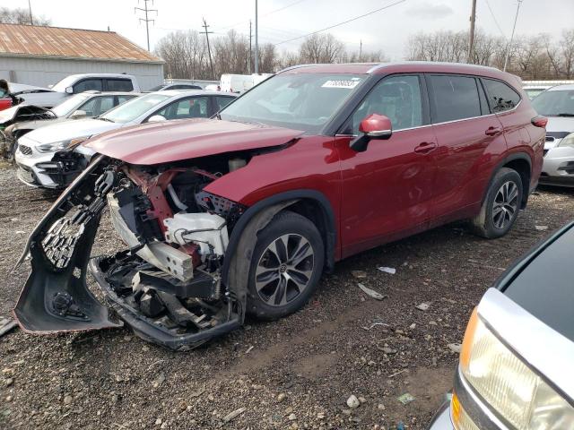 TOYOTA HIGHLANDER 2020 with VIN 5TDGZRBH2LS043624 - Photo from auction