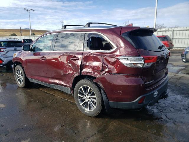 Photo 2 from auction – 2019 TOYOTA HIGHLANDER with VIN 5TDJZRFH8KS741217