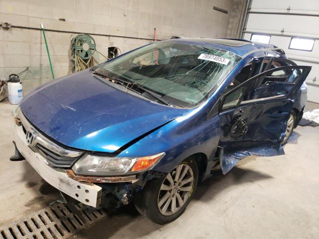 HONDA CIVIC EXL 2012 with VIN 19XFB2F92CE315819 - Photo from auction