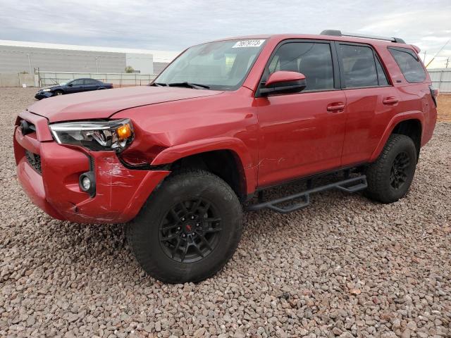 TOYOTA 4RUNNER SR 2021 with VIN JTEMU5JRXM5863439 - Photo from auction